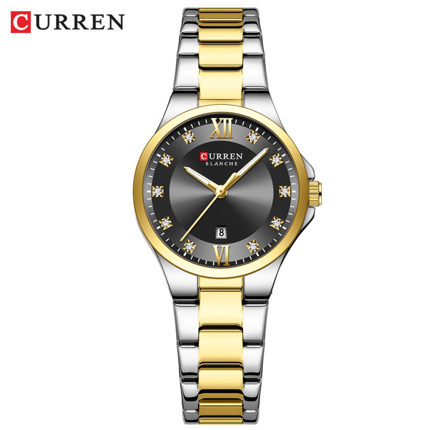 Luxury Watch In Usa - CURREN Damen-Luxusmarkenuhren, einfache Quarz-Armbanduhr mit automatischem