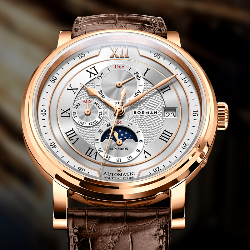 Luxury Watch On Sale - Luxus Marke Schweiz BORMAN Automatische Mechanische