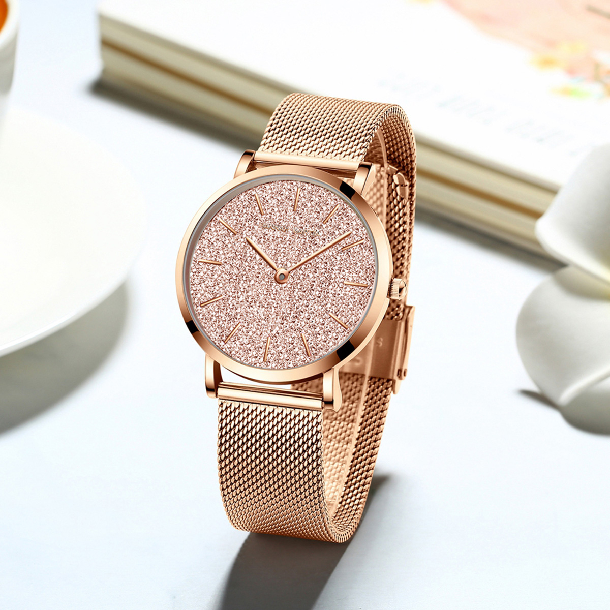 Luxury Watch Japanese - Hannah Martin Luxus-Damenuhr mit japanischem Original-Quarzwerk,