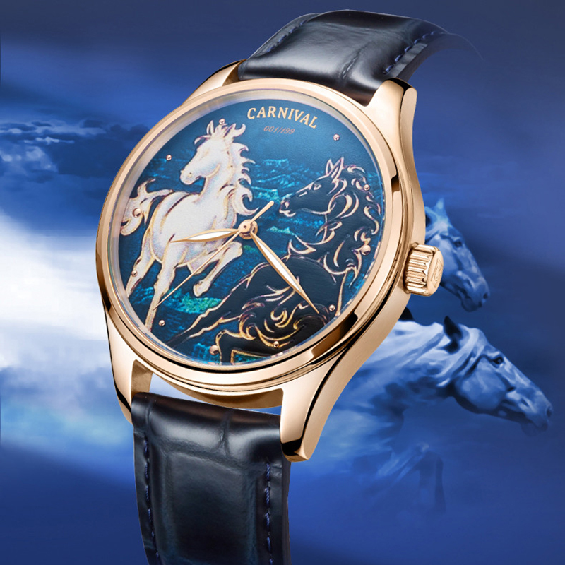 Zodiac Luxury Watch - Carnival Brand Fashion Zodiac Horse Mechanische