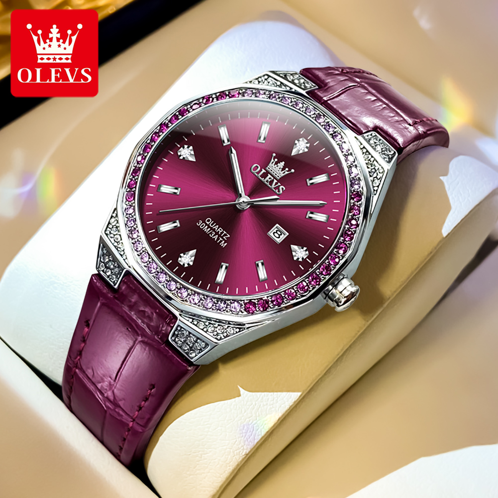Luxury Watch Cheap - OLEVS Original Damenuhren Diamond Lap Fashion