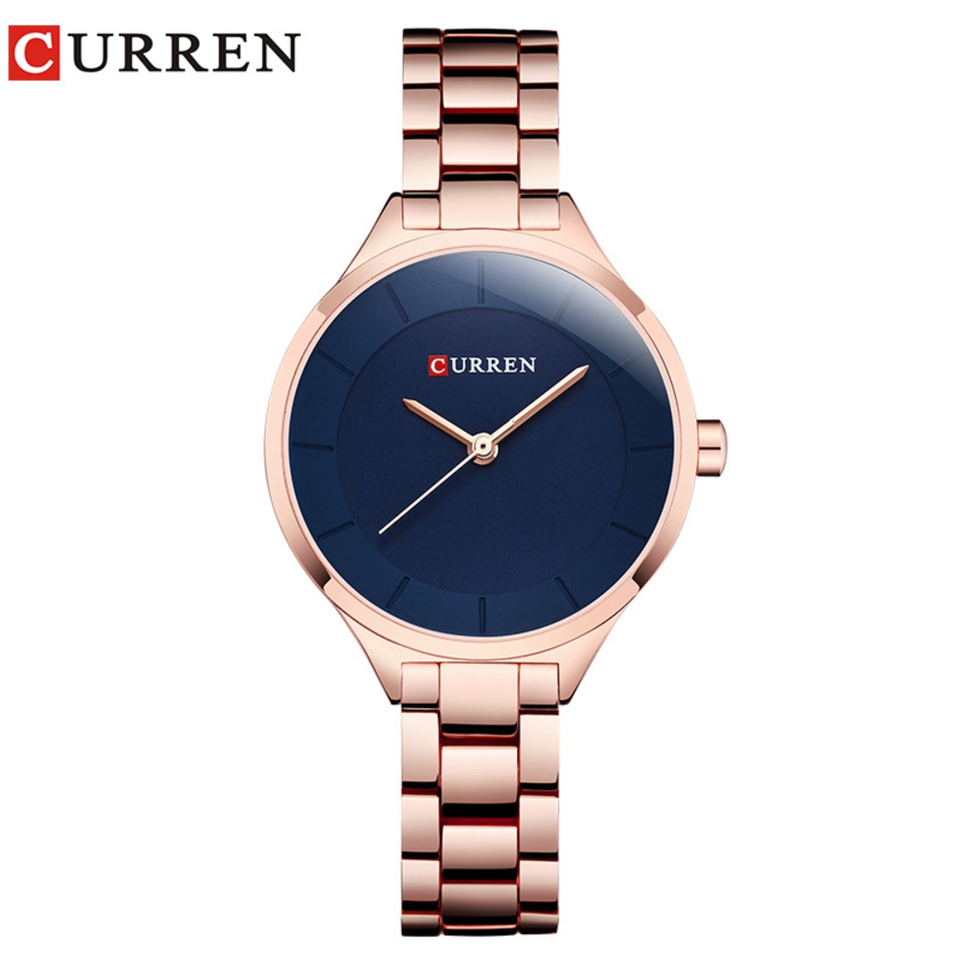 Luxury Watch In Usa - CURREN Neue Schlichte Damen-Armbanduhr Leicht Extravagante