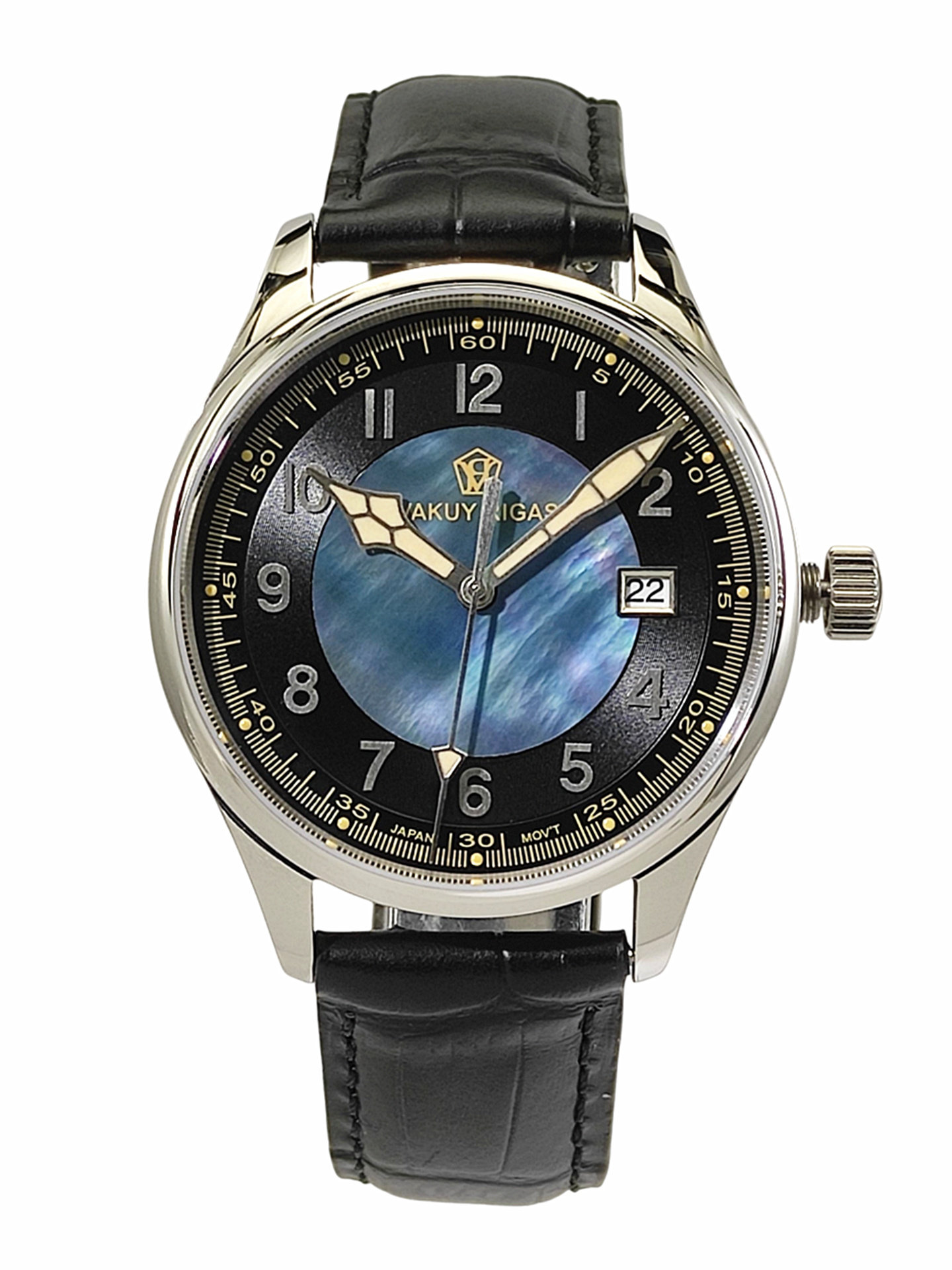 Guilloché Dial Watch - Vakuy 40MM Herren Automatische Mechanische Pilotenuhr