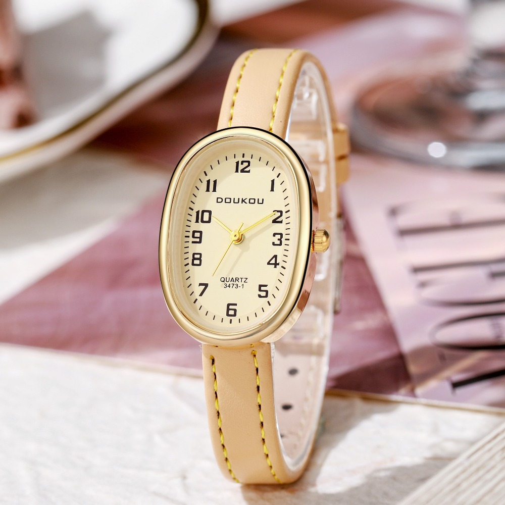 Luxus Oval Zifferblatt Frauen  – Luxury Watch Leather Strap Bewertung und Preis