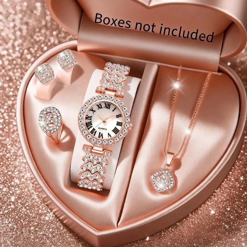 5-teiliges Luxus-Strass-Uhren- – Luxury Watch Holder Bewertung und Preis