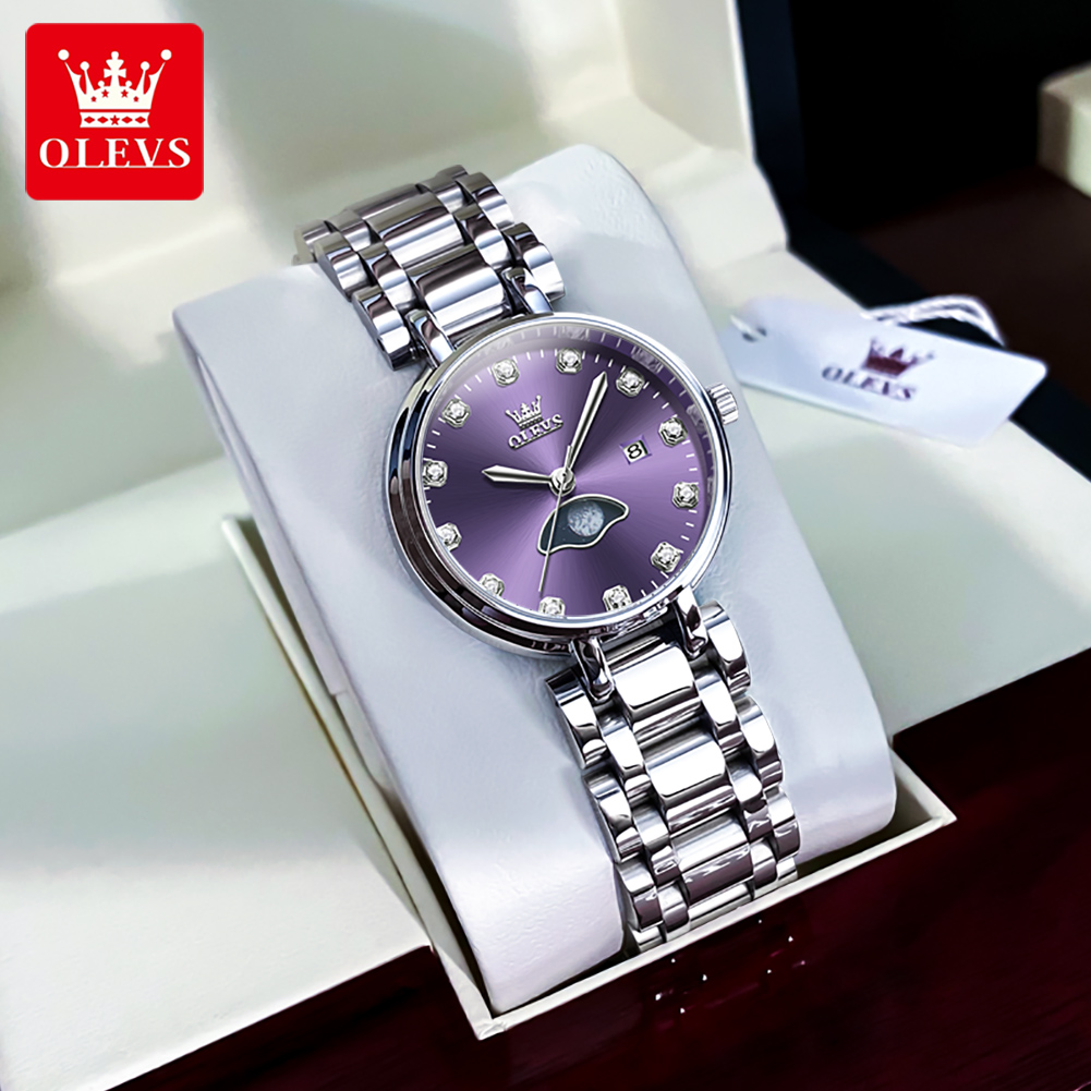OLEVS Elegante Mode Lila Stras – Luxury Watch Cheap Bewertung und Preis