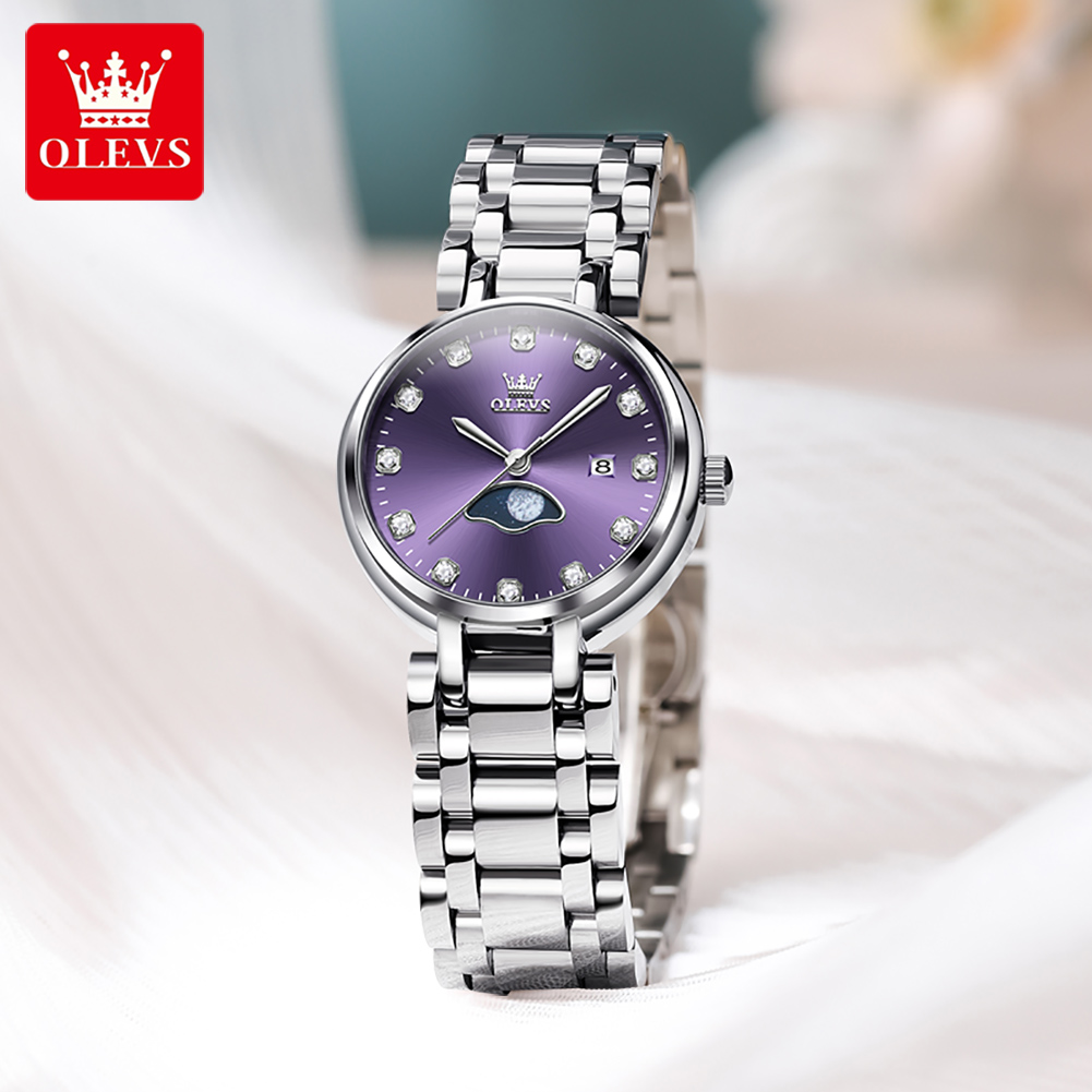 OLEVS Elegante Mode Lila Stras – Luxury Watch Cheap Bewertung und Preis