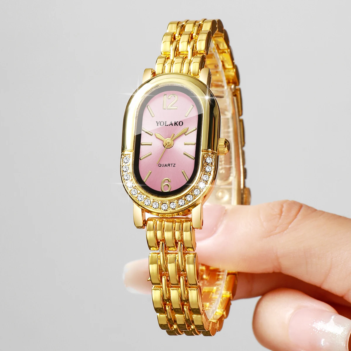Luxuriöse Strass-Damen-Quarzuh – Luxury Watch Holder Bewertung und Preis