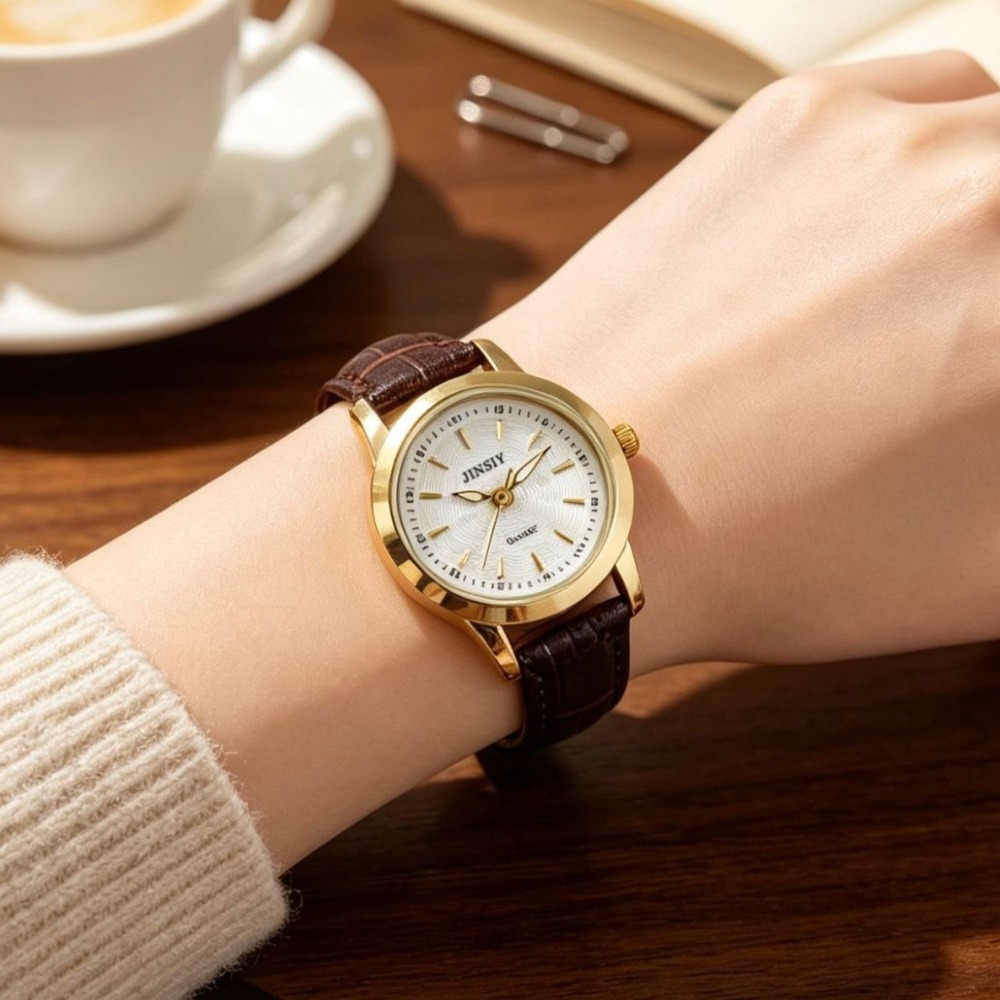 Modische Lederarmband Quarzuhr – Luxury Watch Leather Strap Bewertung und Preis