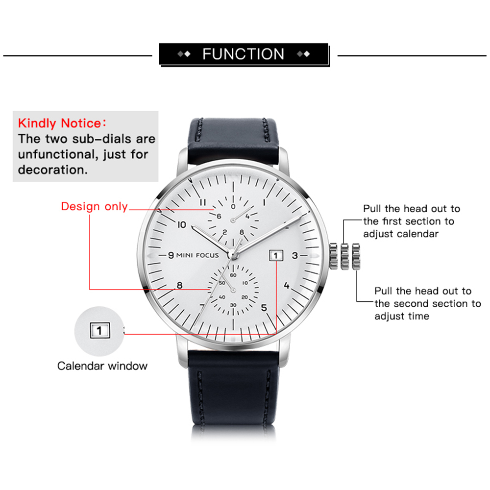 MINI FOCUS Business Quarz Mann – Luxury Watch On Sale Bewertung und Preis