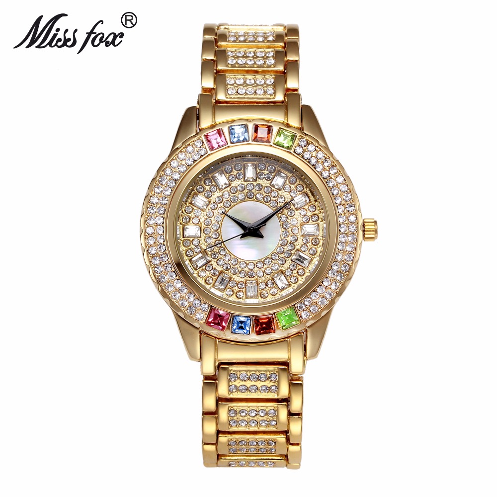 MISSFOX Damen Gold Partei Uhre – Luxury Watch In China Bewertung und Preis