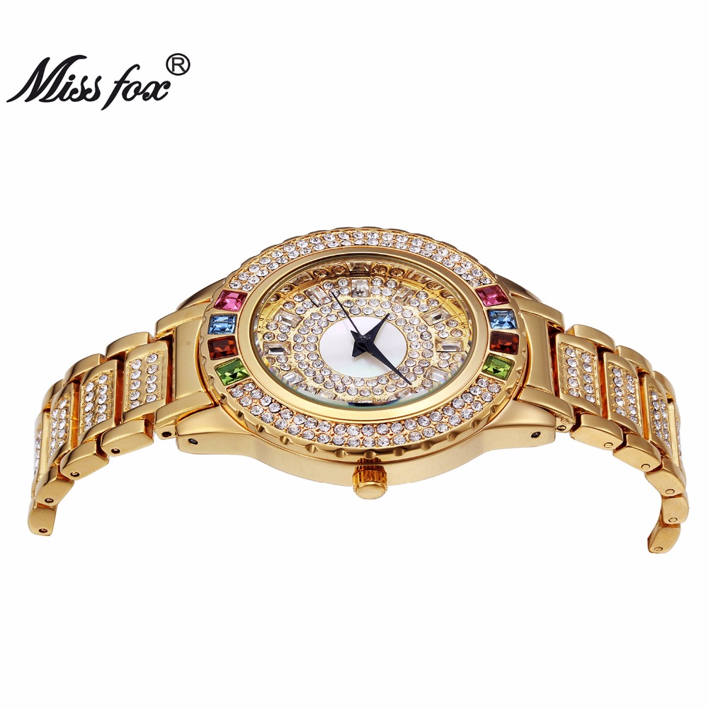 MISSFOX Damen Gold Partei Uhre – Luxury Watch In China Bewertung und Preis