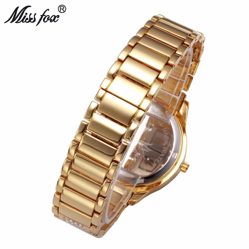 MISSFOX Damen Gold Partei Uhre – Luxury Watch In China Bewertung und Preis