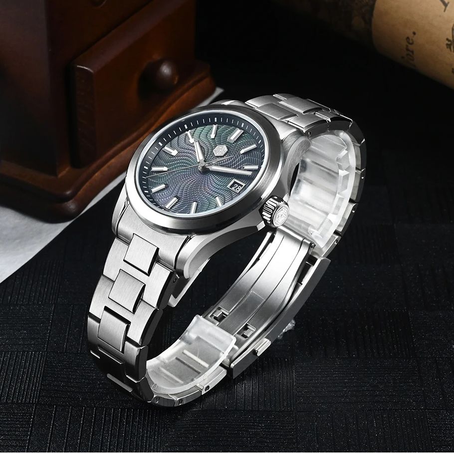 San Martin Herren-Automatikuhr – Guilloché Dial Watch Bewertung und Preis