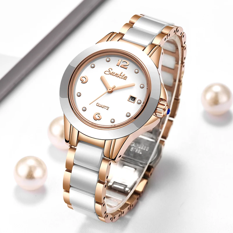 Sunkta Mode Lässig Quarz Frau  – Luxury Watch In Usa Bewertung und Preis