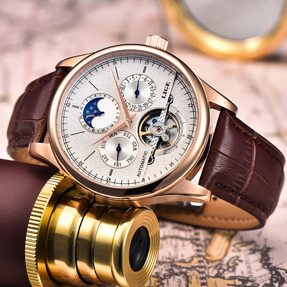 LIGE Marke Klassische Herren R – Luxury Watch On Sale Bewertung und Preis
