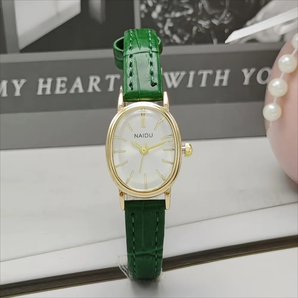 Mode Marke Frauen Oval Zifferb – Luxury Watch Leather Strap Bewertung und Preis