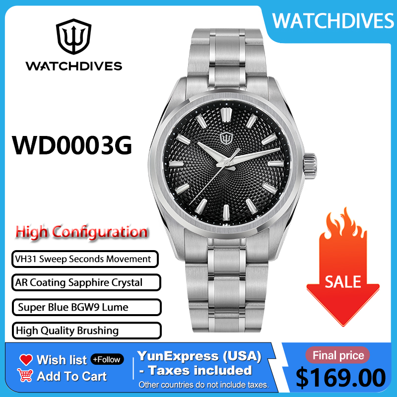 Watchdives WD0003G Guilloche Z – Guilloché Dial Watch Bewertung und Preis