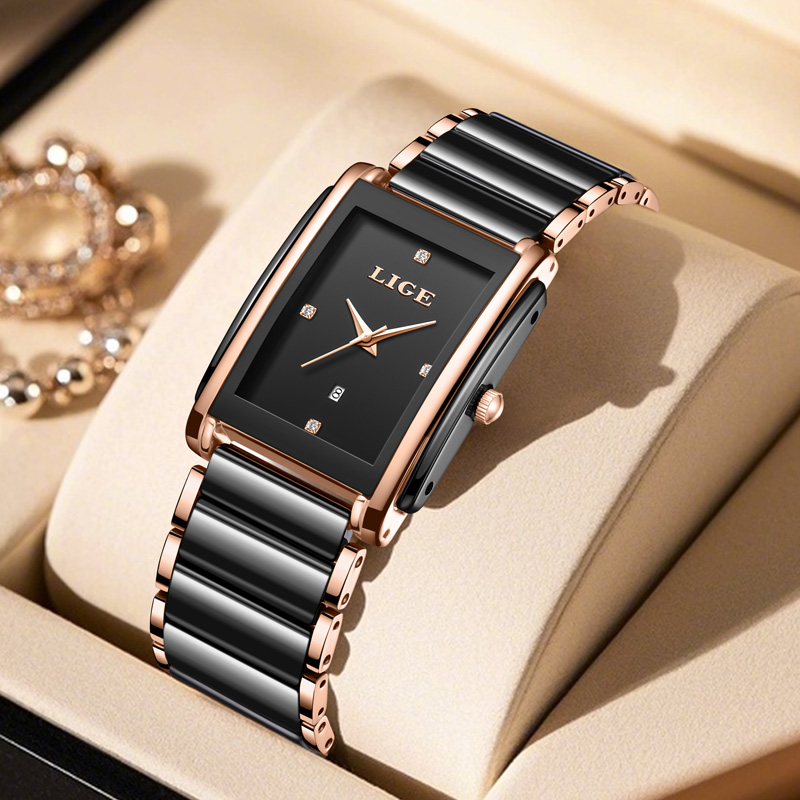 LIGE Modische Elegante Damenuh – Luxury Watch Holder Bewertung und Preis