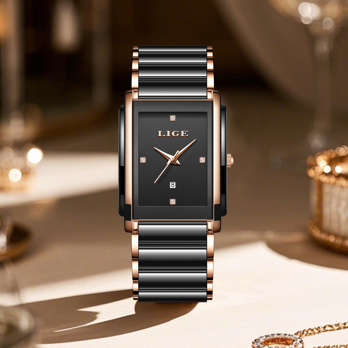 LIGE Modische Elegante Damenuh – Luxury Watch Holder Bewertung und Preis